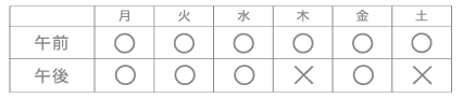 診療時間